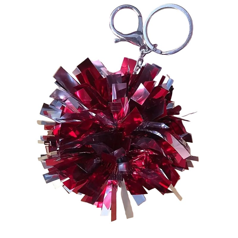 Pom Pom Game Day Keychain - Wild Azalea Boutique