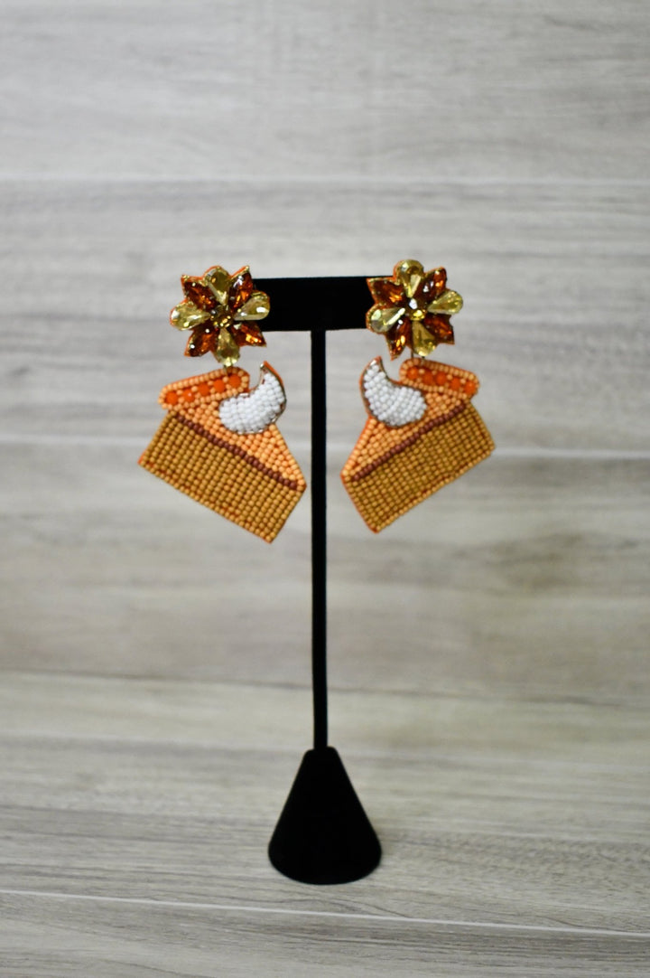 Pumpkin Pie Jewel Earrings - Wild Azalea Boutique