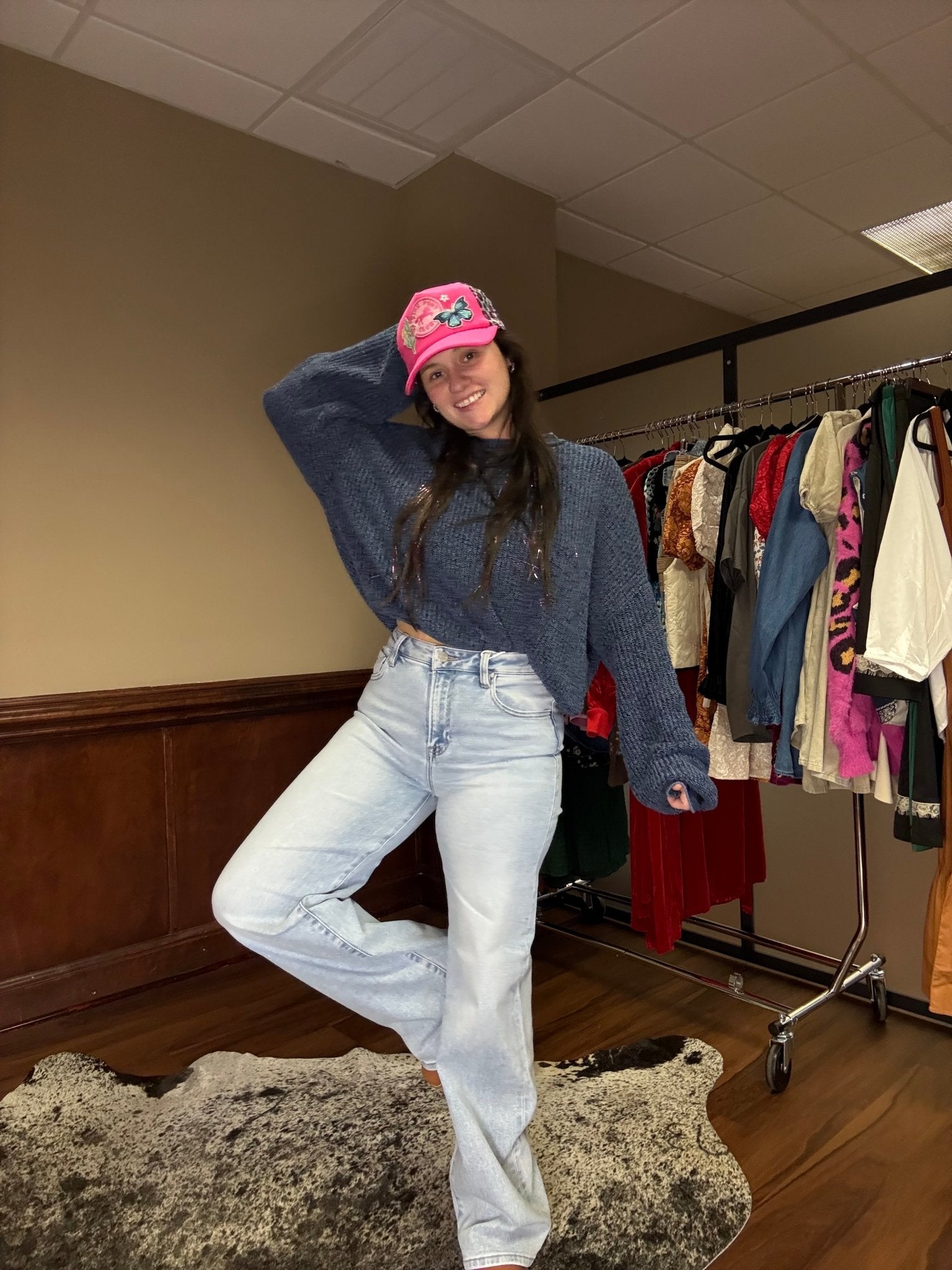 Risen High Waisted Wide 90's Jeans - Wild Azalea Boutique