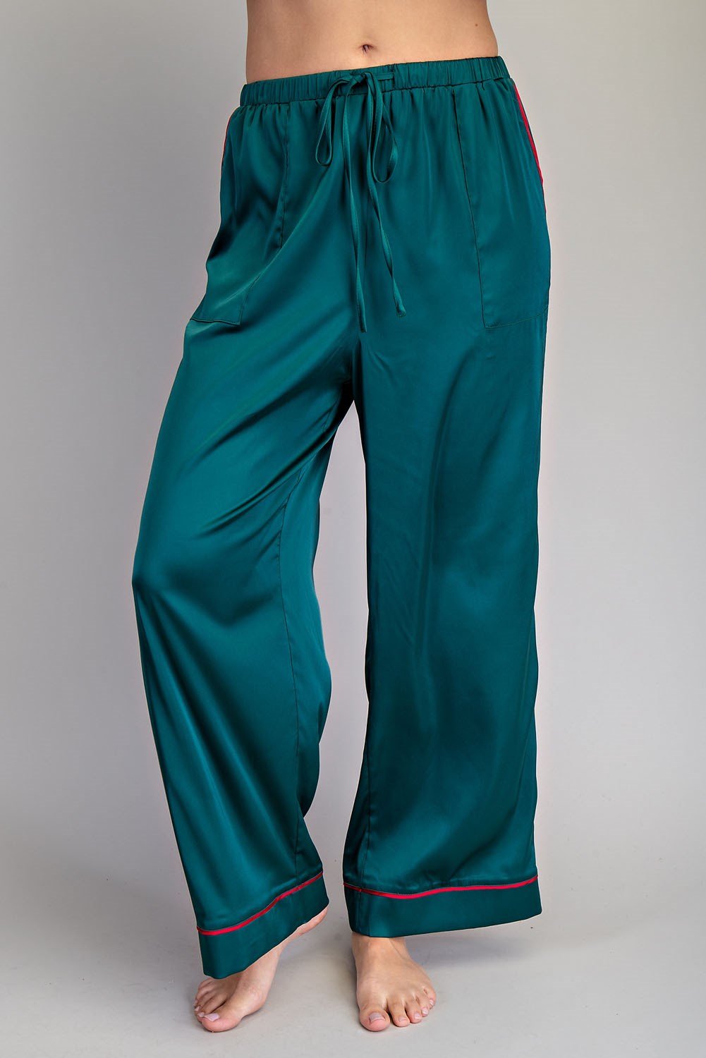 Satin Holiday Lounge Set - Wild Azalea Boutique