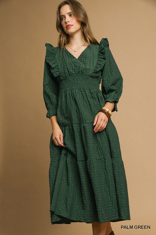 Smocked Maxi Dress - Wild Azalea Boutique