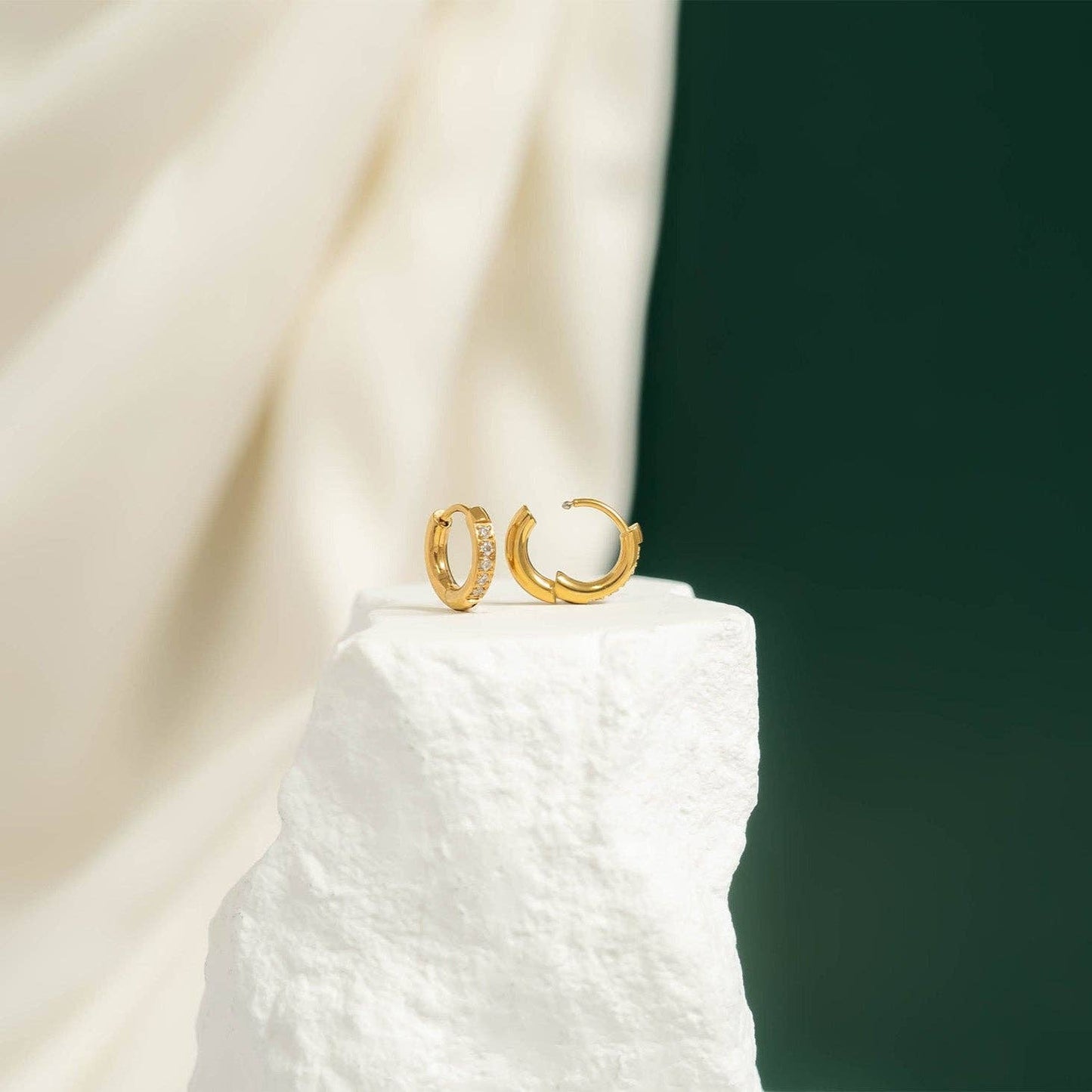 Tarnish Free Mini Gold Hoop Earrings - Wild Azalea Boutique