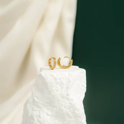 Tarnish Free Mini Gold Hoop Earrings - Wild Azalea Boutique