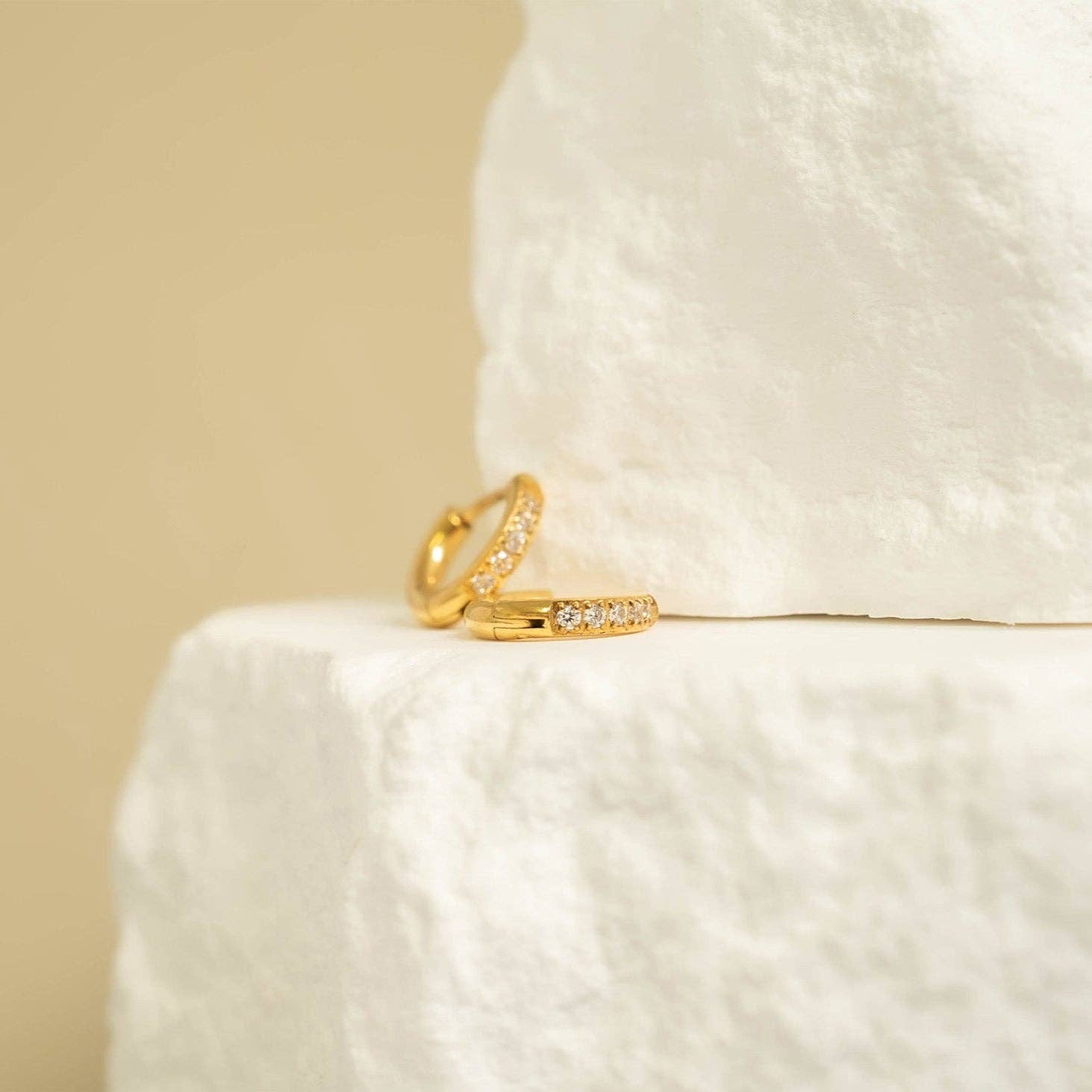 Tarnish Free Mini Gold Hoop Earrings - Wild Azalea Boutique