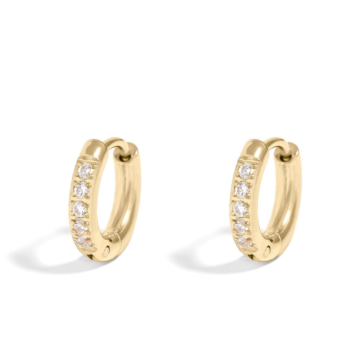 Tarnish Free Mini Gold Hoop Earrings - Wild Azalea Boutique