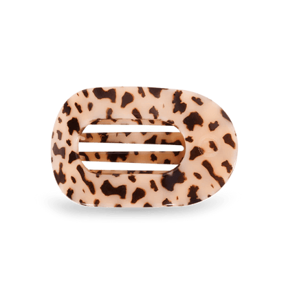 Teleties Blonde Tortoise Flat Round Hair Clip - Wild Azalea Boutique