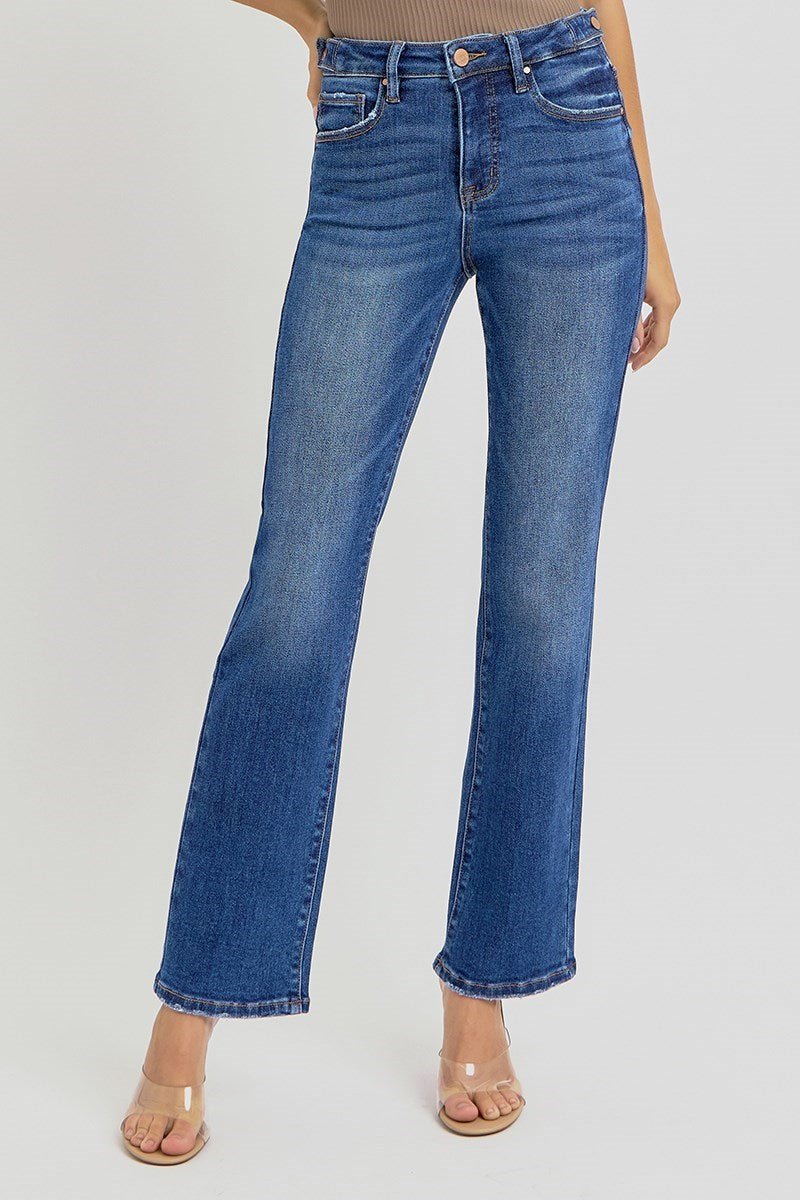 The Bella Risen Jeans - NEW Adjustable Waist Band - Wild Azalea Boutique