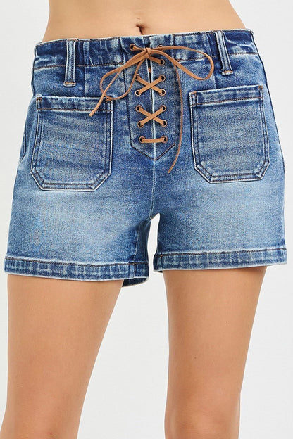 The Cowgirl Risen Shorts - Wild Azalea Boutique