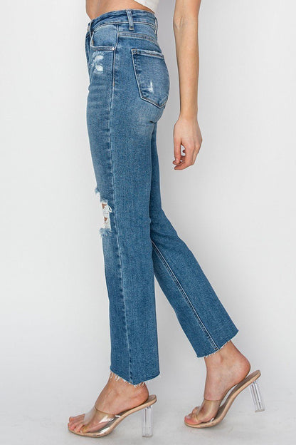 The Kendall Risen Jeans - Wild Azalea Boutique