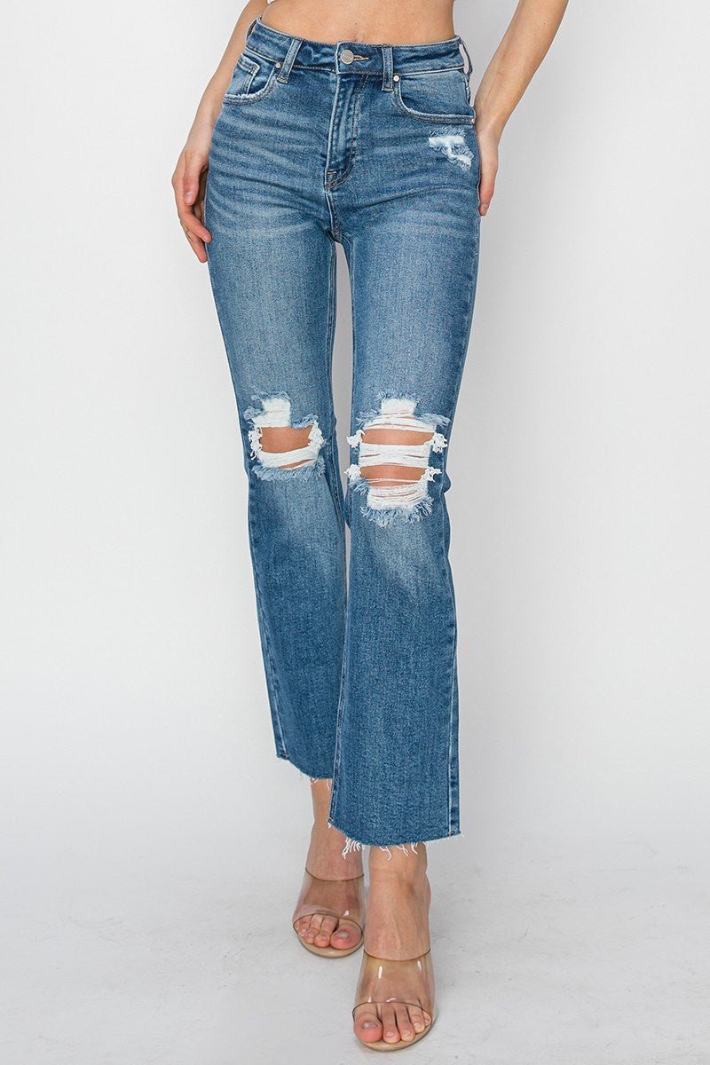 The Kendall Risen Jeans - Wild Azalea Boutique
