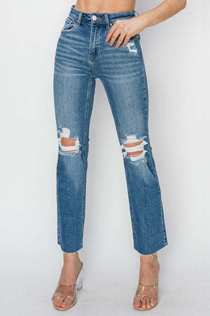 The Kendall Risen Jeans - Wild Azalea Boutique