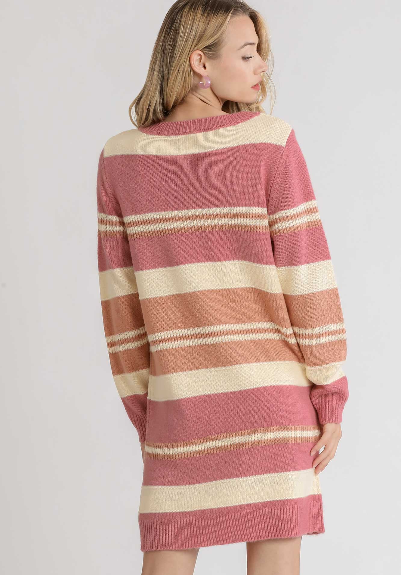 Umgee Stripe Knit Dress - Wild Azalea Boutique