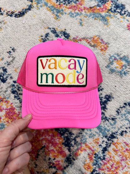 Vacay Mode Trucker Hat - Wild Azalea Boutique