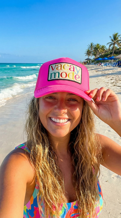 Vacay Mode Trucker Hat - Wild Azalea Boutique