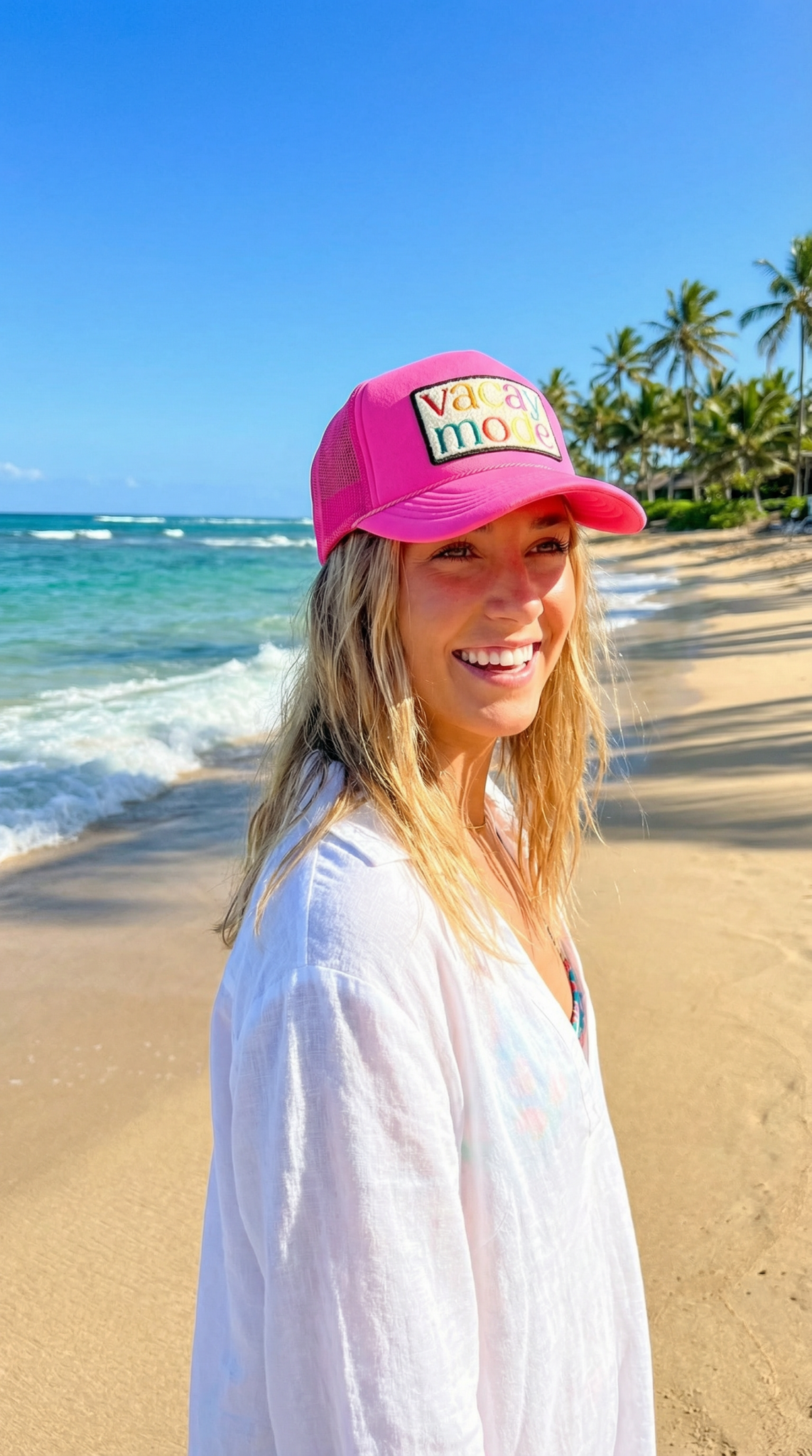 Vacay Mode Trucker Hat - Wild Azalea Boutique