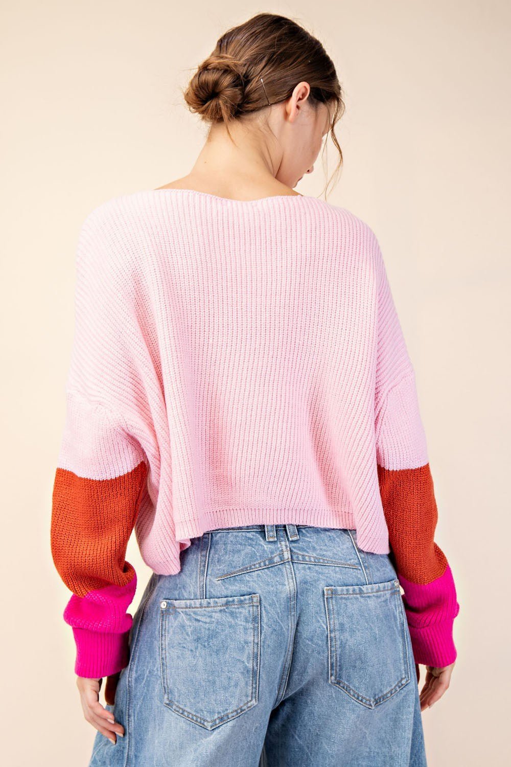 Valentines Day Cropped Sweater - Wild Azalea Boutique