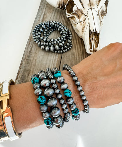 Western Navajo Style Bead Stretch Bracelets - Wild Azalea Boutique