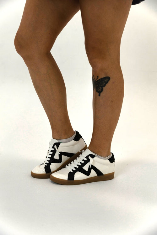 Yellow Box Ziti Crystal Sneaker - Wild Azalea Boutique